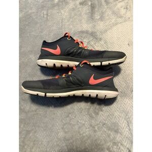 Womens Gray & Pink Nike Flex 2014 Run Shoes Size 9.5 Style